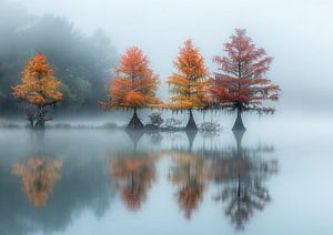 Spiegelglattes Herbstwunder