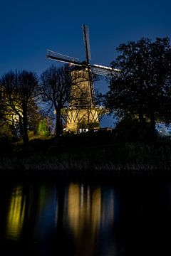 De Molen van Piet  by night van Marco Knies