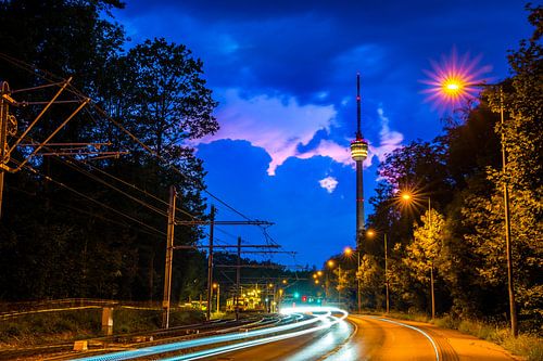 Duitsland, Beroemde bezienswaardigheid van de stad Stuttgart, de televisietoren,