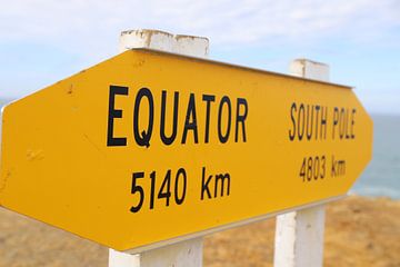 Panneau Slope Point - Catlins sur l'île du Sud de la Nouvelle-Zélande (Océanie) sur Be More Outdoor