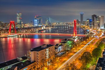 Rotterdam by Night by Antoine van de Laar