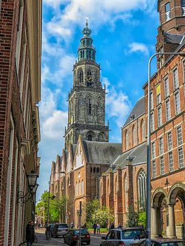 Groningen mit Martini-Turm von Patricia Hofmeester