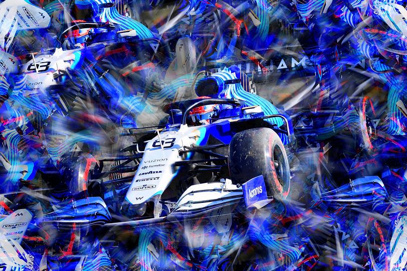 George Russell - Team Williams 2021 by DeVerviers