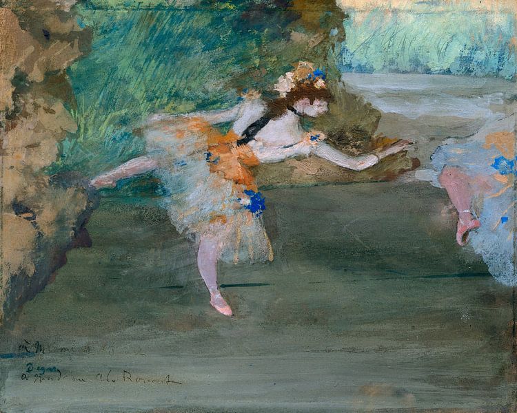 Dancer podium, Edgar Degas van Meesterlijcke Meesters