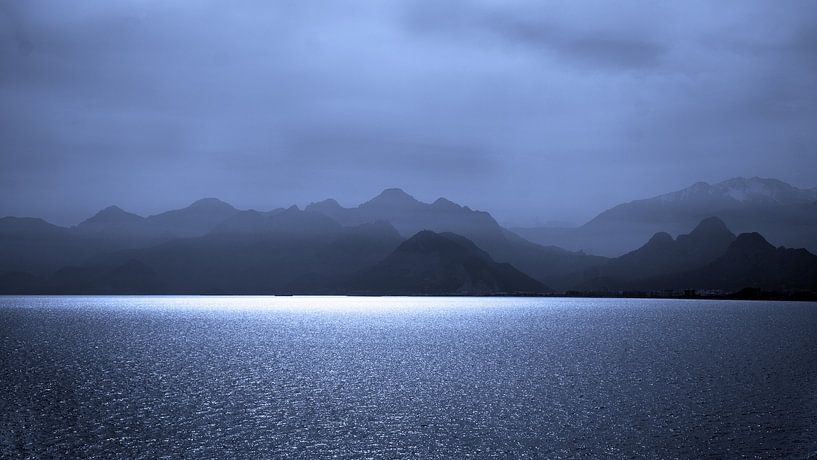 Panorama of the Mediterranean near Antalya by Flatfield