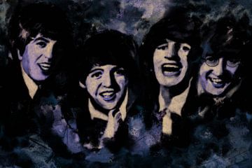 The Beatles by night by Christine Nöhmeier