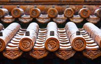 Detail des Daches der Verbotenen Stadt in Peking - China