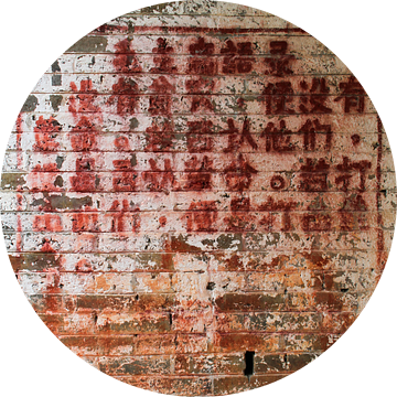 China : Oude Teksten op de muur van Chris Moll