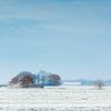 Winterlandschap Nederland van Henk van den Brink