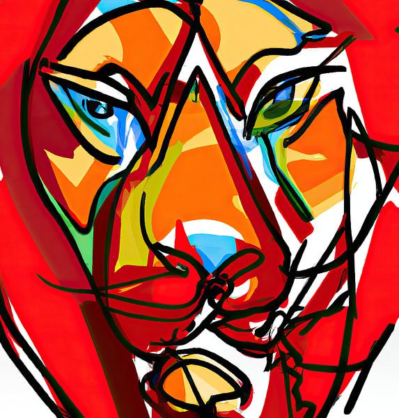 Koning der Kleuren van Lions-Art