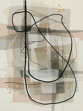 Wabi-Sabi:  Lijnen en Vormen in Aardetinten