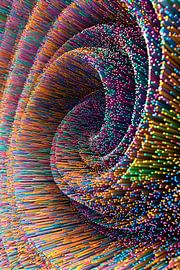 3D render with bright colours by Evert Schiphuis