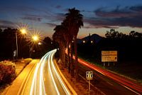 Motorway at night