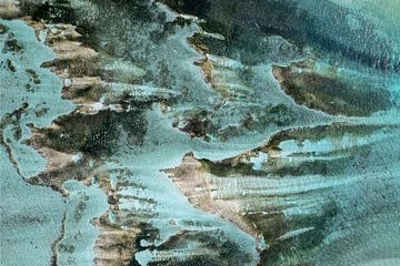 Abstract Coral reef Maldives by Visuals by Justin