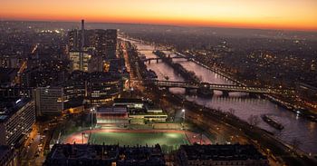Sonnenuntergang vom Eiffelturm