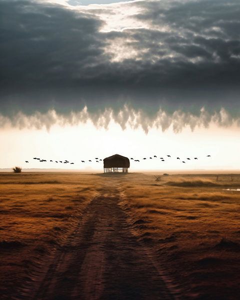 Sonnenaufgang in der Natur von fernlichtsicht