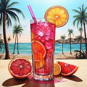 Ein Getränk im Sommer