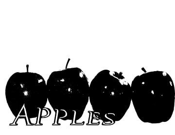 Black Apples van Roswitha Lorz