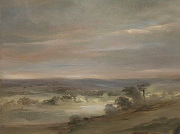 A View on Hampstead Heath, Early Morning, John Constable