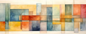 Kleurrijk abstract schilderij 124956 van Abstract Schilderij