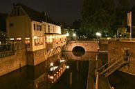 Der Fluss Binnendieze von Den Bosch bei Nacht von Jasper van de Gein Photography Miniaturansicht