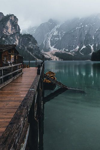 Lake in the Dolomites by michael regeer