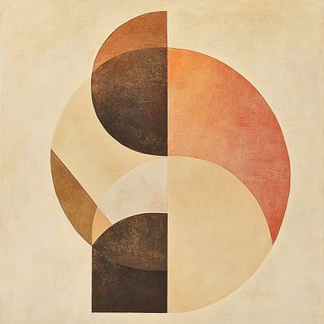 Geometrisch Abstract | Circles of Calm van ARTEO Schilderijen