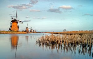 Last light Mills - Kinderdijk