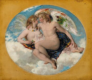 Cupido en Psyche, William Etty