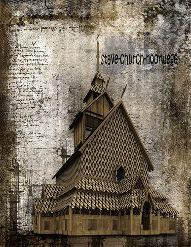 stave-church-noorwege