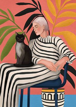 Le chat et le calme