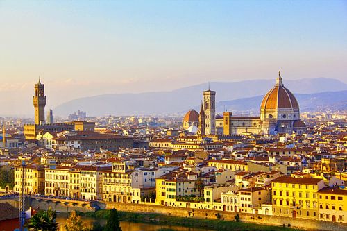 Florence au coucher du soleil – La silhouette du Duomo