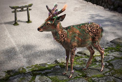 Nara, la créature mythique ressemblant à un cerf