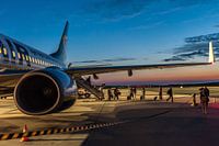 Unloading - Passagierflugzeug