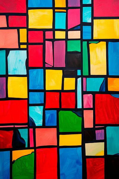 Farbenspiel Abstract von Poster Art Shop