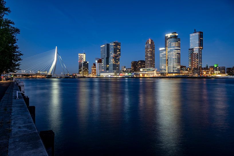 Rotterdam bei Nacht von Ton de Koning