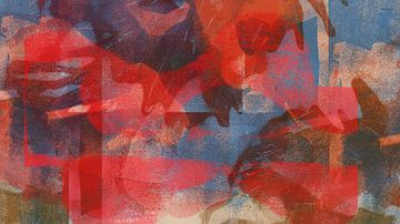 Expressive abstract art in vivid colors by Abstract Minimalist Art