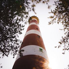 Lighthouse with backlight by Nico van der Vorm