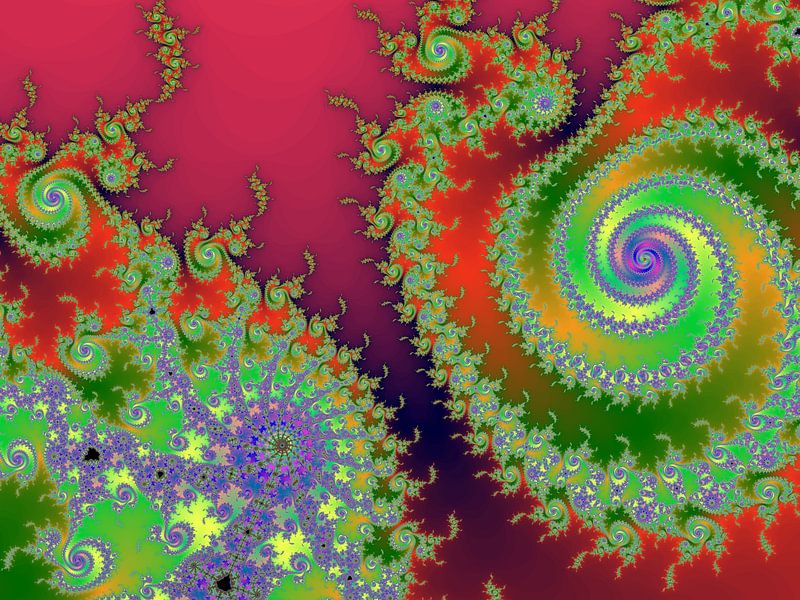 Fractale colorée - Mathématiques - Ensemble de Mandelbrot - Appleman par MPfoto71