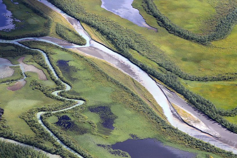 Rapadalen in Sarek Nationaal Park in Zweden van Karina Gebert