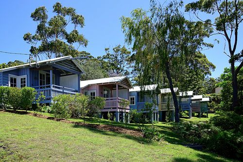 Hyams Beach huisjes aan zee