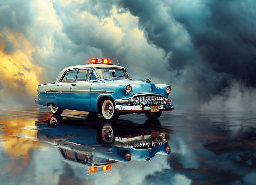 Amerikanischer Polizeiwagen, Geheimnis von fernlichtsicht