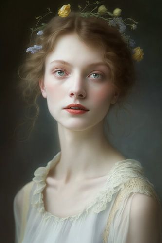 Romantisches Porträt "Eva"