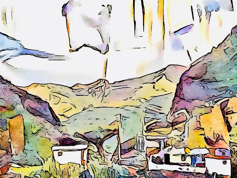 Tenerife mountains #1 by zam art