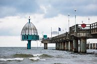 Seebrücke in Zinnowitz auf der Insel Usedom van Rico Ködder thumbnail