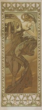 Etoile Du Matin door Alphonse Mucha van Peter Balan