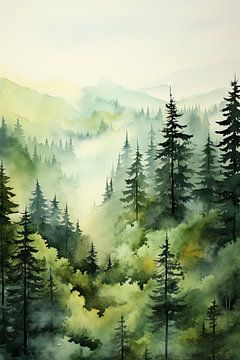 Die Stille der Grünen Berge von ByNoukk