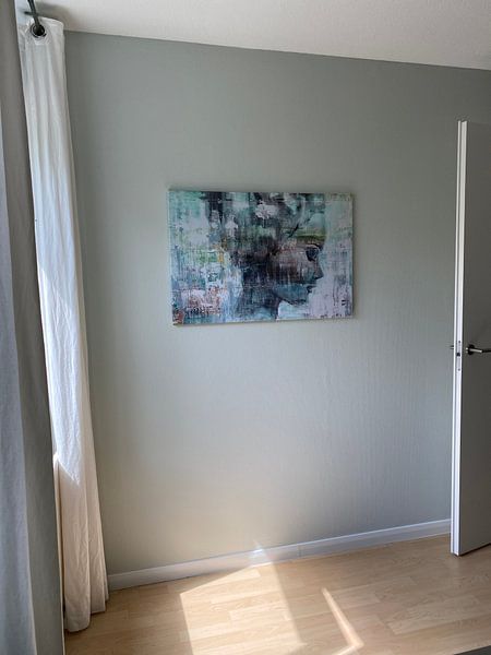 Klantfoto: Angie green van Atelier Paint-Ing, op canvas