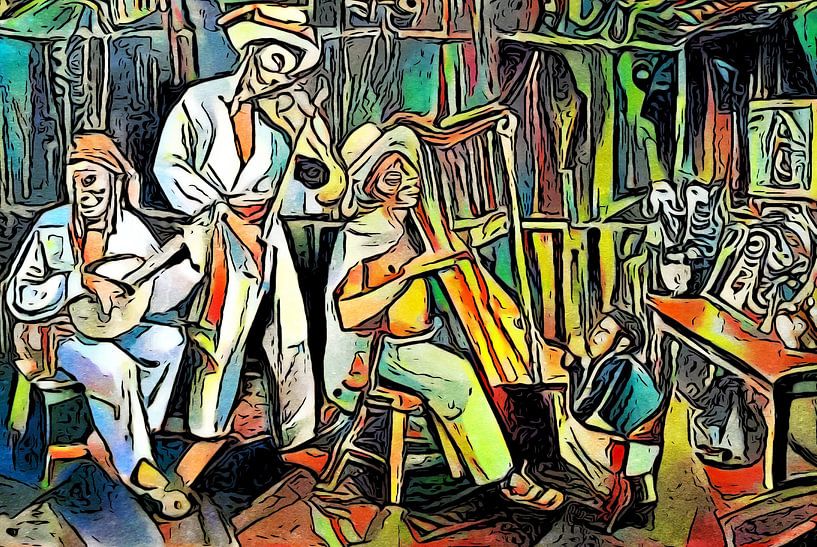 Musikergruppe von zam art