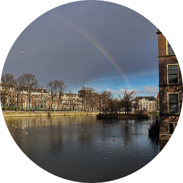 Regenboog op het Binnenhof